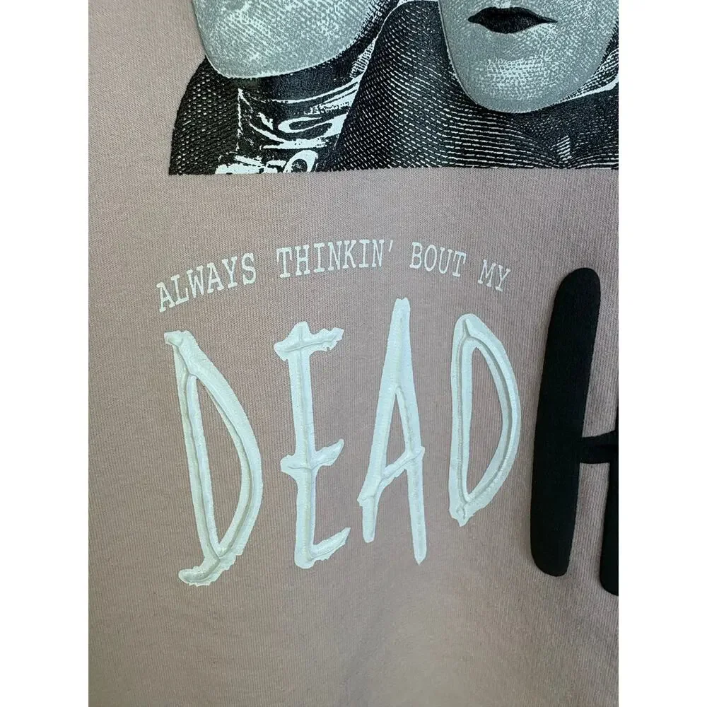 Dead Homies Graphic Print Sweatshirt Streetwear Pullover